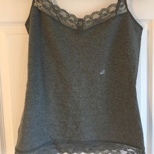 Express charcoal gray cami NWT
